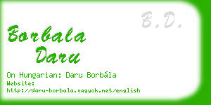 borbala daru business card